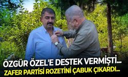 Bir garip transfer! Ümit Özdağ rozet takıp Zafer Partisi'ne katıldı demişti, gerçek kısa sürede ortaya çıktı