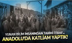 Yunan siyaset bilimci Thanasis Diamantopoulos'dan şok itiraf: ''Anadolu'da katliam yaptık''
