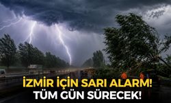 İzmir'de dışarı çıkacaklar dikkat! Sarı kodlu uyarı yapıldı! İlçelerde son durum!