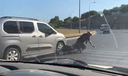 İzmir Konak'ta motosikletin üzerinden geçip kaçmıştı: Şüpheliye para cezası!