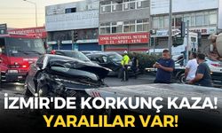 SON DAKİKA İzmir'de korkunç kaza! Yaralılar var!