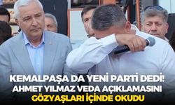 Kemalpaşa da YENİ Parti dedi! Ahmet Yılmaz veda açıklamasını gözyaşları içinde okudu