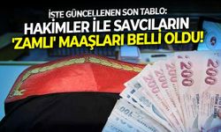 İşte güncellenen son tablo: Hakimler ile savcıların 'zamlı' maaşları belli oldu!
