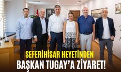 Seferihisar heyetinden Başkan Cemil Tugay’a ziyaret! İlçeye yeni yatırımlar geliyor