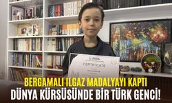 Dünya kürsüsünde bir Türk genci! Bergamalı Ilgaz madalyayı kaptı
