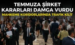 Temmuz ayına İzmir'deki şirket kararları damga vurdu: Mahkeme koridorlarında trafik kilitlendi