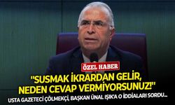 Usta gazeteci Çölmekçi, Başkan Ünal Işık'a o iddiaları sordu: ''Susmak ikrardan gelir, neden cevap vermiyorsunuz!''