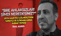 Usta gazeteci Çölmekçi'den sanatçı ve iş insanlarına AHBAP tepkisi: ‘’Bre ahlaksızlar! Şimdi neredesiniz?’’