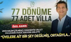Usta kalem Çölmekçi, Özgener’in Urla77 projesinin perde arkasını anlattı: ‘’Üyelere ait bir şey değilmiş, ortağıyla…’’