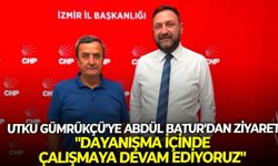Utku Gümrükçü'ye Abdül Batur'dan ziyaret: "Dayanışma içinde çalışmaya devam ediyoruz"