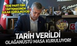 Yeni Parti isim tartışmasında sular durulmuyor: Tarih verildi, olağanüstü masa kuruluyor!