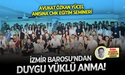 Avukat Özkan Yücel anısına CMK eğitim semineri: İzmir Barosu’ndan duygu yüklü anma!