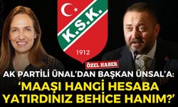 Karşıyaka’da AK Partili Ünal’dan Başkan Ünsal’a: Maaşı hangi hesaba yatırdınız!