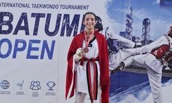 Aliağalı milli sporcu Merve Nisa Mızrak'tan Gürcistan'da altın madalya!