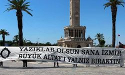 Altay taraftarı pankartlarla sokağa indi! İzmir'e sitem ettiler
