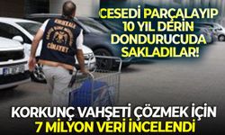 Korkunç vahşeti çözmek için 7 milyon veri incelendi: Cesedi parçalayıp 10 yıl derin dondurucuda sakladılar!