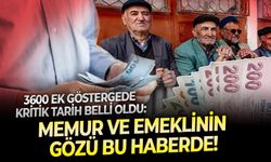 3600 ek göstergede kritik tarih belli oldu: Memur ve emeklinin gözü bu haberde!