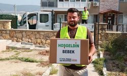 Foça Belediyesi'nden yeni doğan bebeklere "Hoş Geldin" desteği!