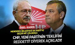 Menderes Belediyesi AK Parti’ye geçer mi? Çölmekçi: ‘’CHP, YENİ Parti’nin teklifini reddetti’’ diyerek açıkladı!