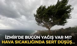 İzmir'de hava sıcaklığı düşmeye devam ediyor... Yağış var mı? 3 ilçeye uyarı!