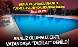Kemalpaşa’daki Armutlu Yüzme Havuzu'nda skandal iddia: Analiz olumsuz çıktı, vatandaşa "tadilat" denildi