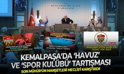 Son Mühür’ün manşetleri Meclis’i karıştırdı! Kemalpaşa’da ‘havuz’ ve ‘spor kulübü’ tartışması