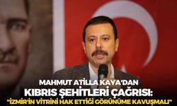 AK Partili Mahmut Atilla Kaya'dan Kıbrıs Şehitleri çağrısı: "İzmir'in vitrini hak ettiği görünüme kavuşmalı"