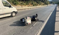 Manisa-İzmir kara yolunda feci motosiklet kazası: Sürücü yaşamını yitirdi!