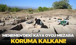 Menemen'deki kaya oygu mezara koruma kalkanı!