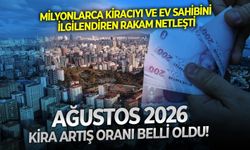 Milyonlarca kiracıyı ve ev sahibini ilgilendiren rakam netleşti: Ağustos 2026 kira artış oranı belli oldu!