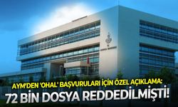 AYM’den 'OHAL' başvuruları için özel açıklama: 72 Bin dosya reddedilmişti!