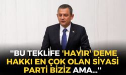 SON DAKİKA Özgür Özel YENİ Parti'nin 'çerçeve yasa' kararını açıkladı: ''Bu teklife 'hayır' deme hakkı en çok olan siyasi parti biziz ama...''