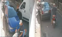 Bayraklı'da yere düşen deste deste parayı alan şüpheli kamerada!