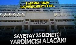 3 Aşamalı sınav başvuruları Eylül'de: Sayıştay 25 denetçi yardımcısı alacak!