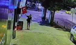 Türk bayrağını ateşe veren şahıs yakalandı!