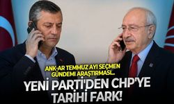 Ank-Ar'ın Temmuz ayı anketinden çıkan ilginç sonuç: Yeni Parti'den CHP'ye tam 8 kat fark!