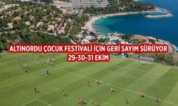 Altınordu'da çocuk festivali için geri sayım başladı!Galatasaray'da sahada olacak