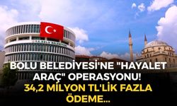 SON DAKİKA Bolu Belediyesi'ne "hayalet araç" operasyonu! 34,2 milyon TL'lik fazla ödeme tespit edildi!