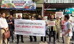 CarrefourSA çalışanlarından İzmir’de eylem!