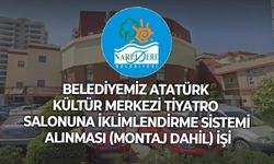 BELEDİYEMİZ ATATÜRK KÜLTÜR MERKEZİ TİYATRO SALONUNA İKLİMLENDİRME SİSTEMİ ALINMASI (MONTAJ DAHİL) İŞİ