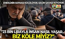 Emeklinin sofrası küçülüyor, geçim savaşı büyüyor: "23 bin lirayla insan nasıl yaşar... Biz köle miyiz?"