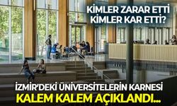 İzmir'de üniversitelerin karnesi kalem kalem açıklandı