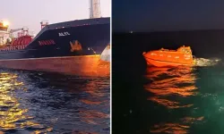 İşte, kaza yapan geminin uydu görüntüleri!