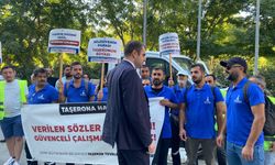 Güç'ten temas!  Taşeron işçilerinin taleplerini dinledi!