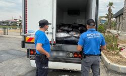 İzmir Güzelbahçe’de yarım milyonluk kaçak orkinos operasyonu