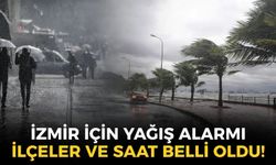 İzmir için beklenen haber geldi... Yağış etkili olacak! İlçeler ve saat belli oldu!