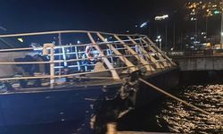 Mudanya’da İDO, iskeleye çarptı