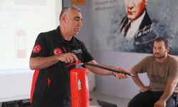Afet kapıyı çalmadan önlem: Sığacık esnafı yangına karşı sahada