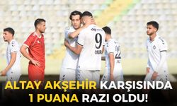 Altay, Akşehir karşısında 1 puana razı oldu!