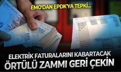 EPDK düğmeye bastı, elektrik faturalarında yeni dönem başlıyor! EMO'dan ''örtülü zammı'' geri çekin çağrısı